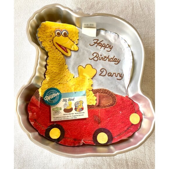 Wilton Big Bird in Nest Cake Pan Mold 1989 # 2105-805 Muppets Birthday - Picture 8 of 8